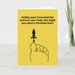 Missle Toe - Weihnachten Karte