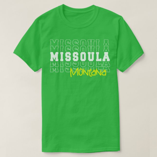 Missoula city Montana Missoula MT T-Shirt (Design vorne)