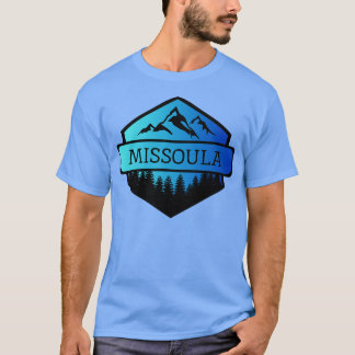 Missoula Montana Berge und Bäume T-Shirt