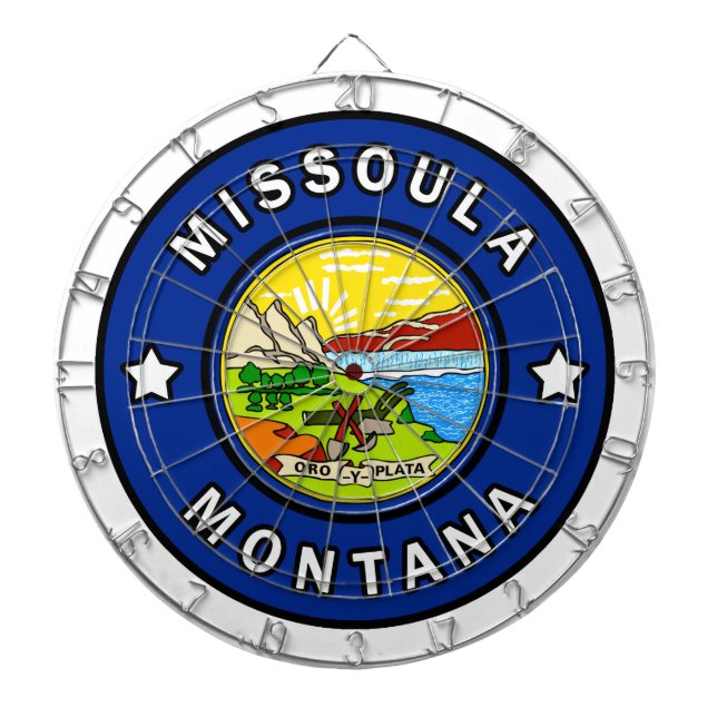 Missoula Montana Dartscheibe (vorne)