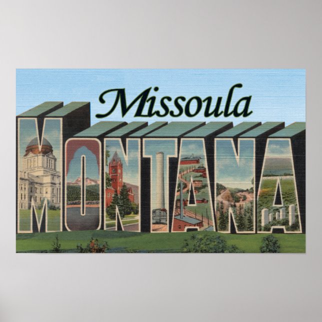 Missoula, Montana Poster (Vorne)