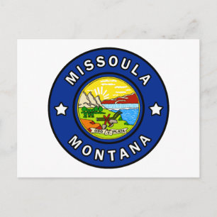 Missoula Montana Postkarte