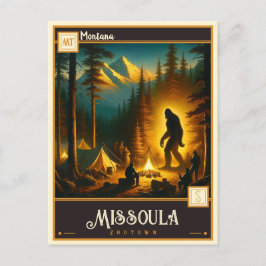 Missoula, Montana | VINTAG Postkarte