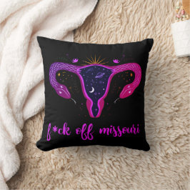 Missouri Abortion Ban Celestial Uterus Protest Kissen