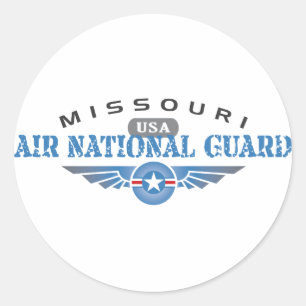 Missouri Air National Guard Runder Aufkleber