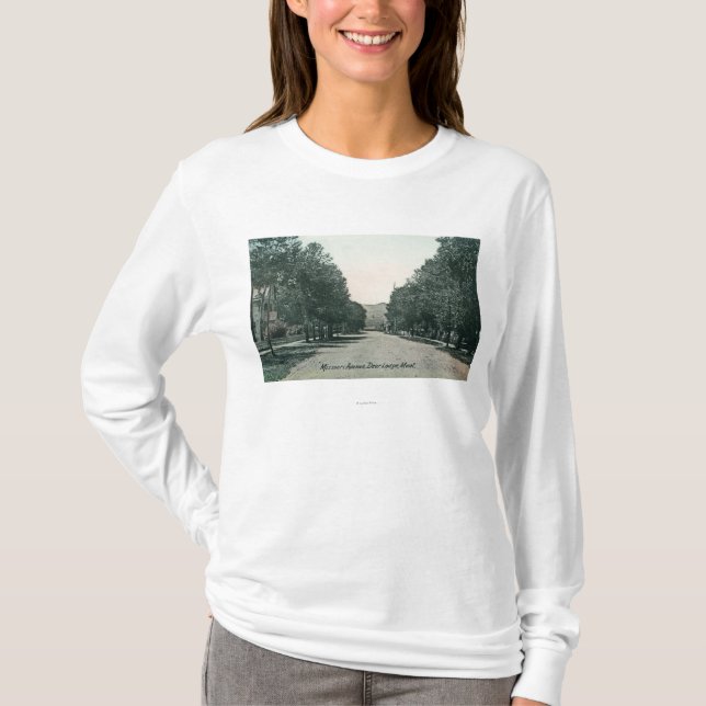 Missouri-Allee ViewDeer Häuschen, M.Ü. T-Shirt (Vorderseite)