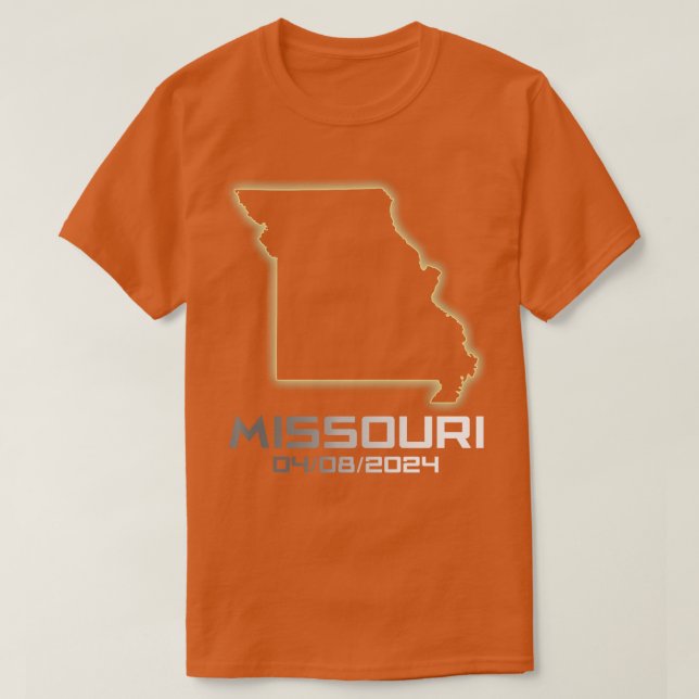 Missouri America Astronomy Total Solar Eclipse 202 T-Shirt (Design vorne)