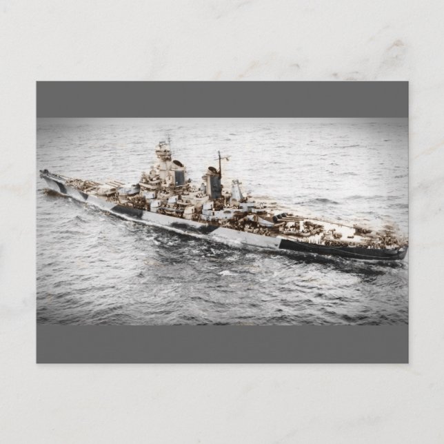 Missouri auf See Postkarte (Vorderseite)