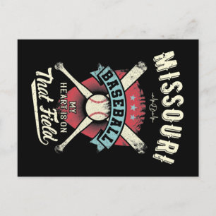 Missouri Baseball Postkarte