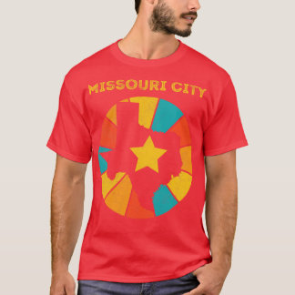 Missouri City Texas Vintag bekümmerte Souvenir T-Shirt