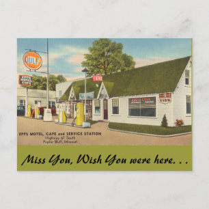 Missouri, Epps Motel, Café, Poplar Bluff Postkarte