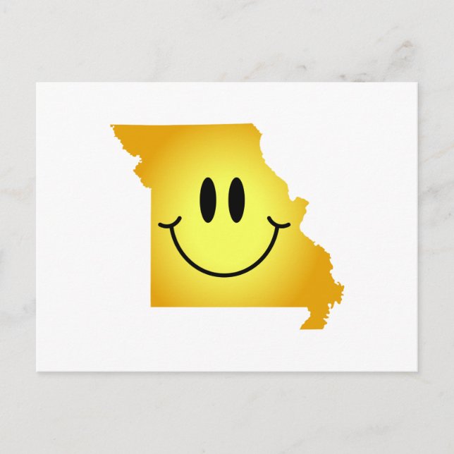 Missouri Face Postkarte (Vorderseite)