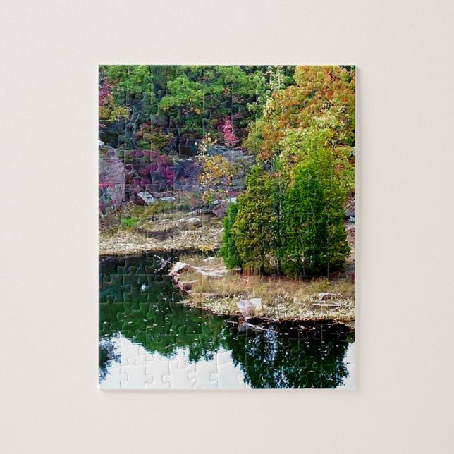 Missouri-Fall-Baum-Fotografie Puzzle (Vertikal)