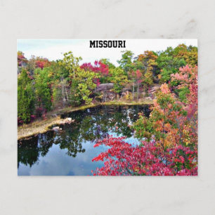Missouri Fall Foto Postkarte