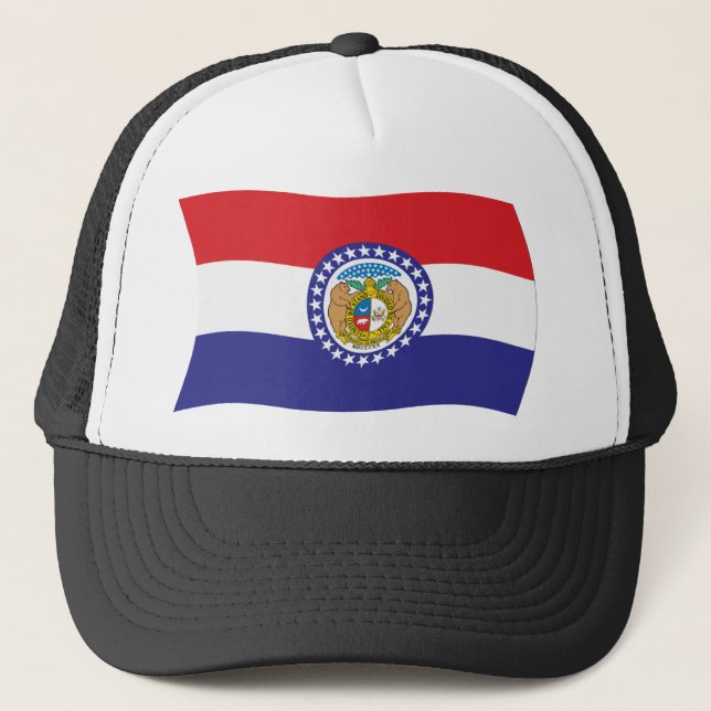 Missouri Flag Hat Truckerkappe (Vorderseite)