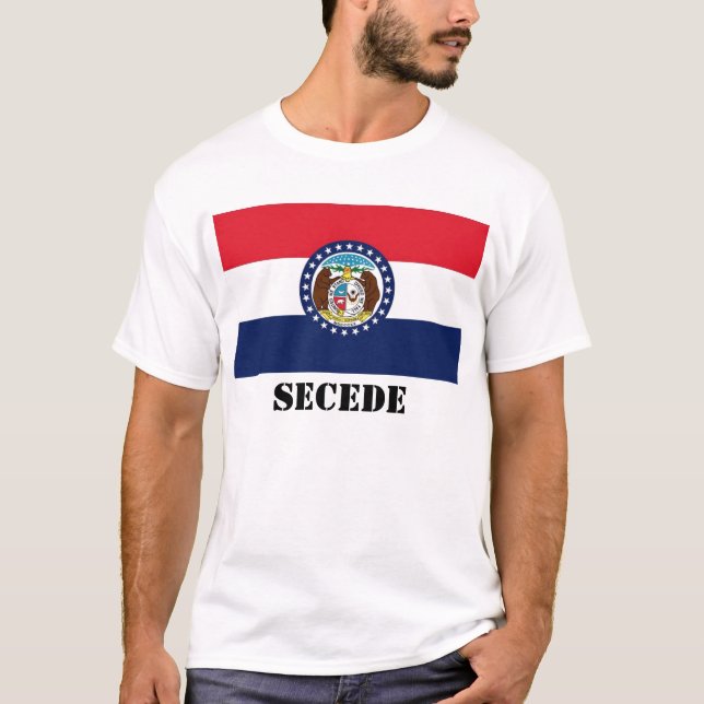 Missouri-Flagge, SECEDE T-Shirt (Vorderseite)
