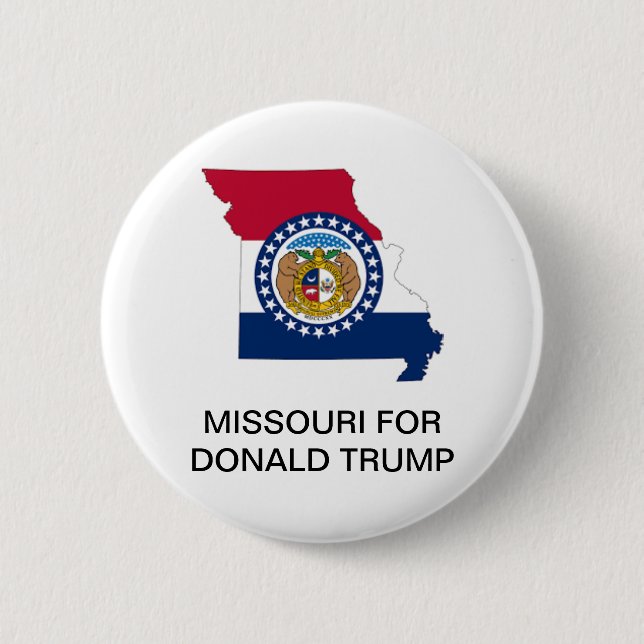 MISSOURI für DONALD TRUMP 2020 Präsidentenschaltfl Button (Vorderseite)