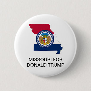 MISSOURI für DONALD TRUMP 2020 Präsidentschaftss Button