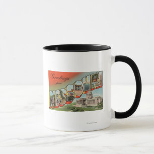 Missouri (Gebäude Hauptstadt) - Großbuchstaben Tasse