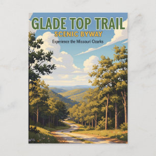 Missouri Glade Top Trail Landschaftlich Postkarte