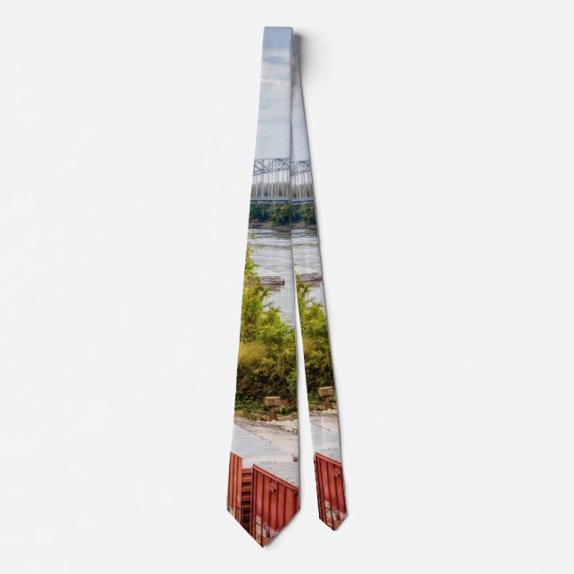 Missouri Hauptstadt View Neck Tie Krawatte (Vorderseite)