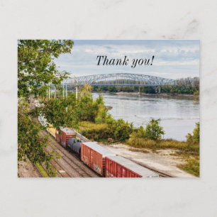 Missouri Hauptstadt View Vielen Dank Postcard Postkarte