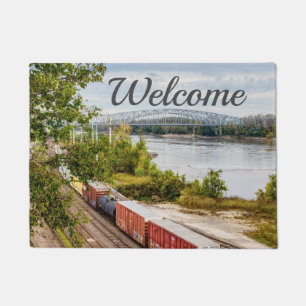 Missouri Hauptstadt View Welcome Doormat Fußmatte