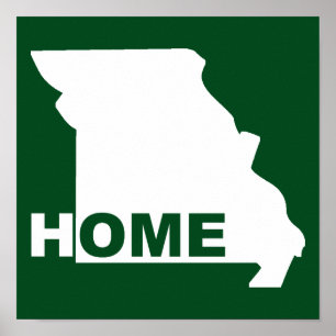 Missouri-Heimat-Poster-Schild außerhalb des Staate Poster