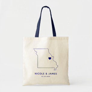 Missouri-Hochzeits-Willkommens-Tasche Mappe Tote, Tragetasche