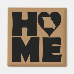 Missouri Home Heart State Kühlschrankmagnet Magnet