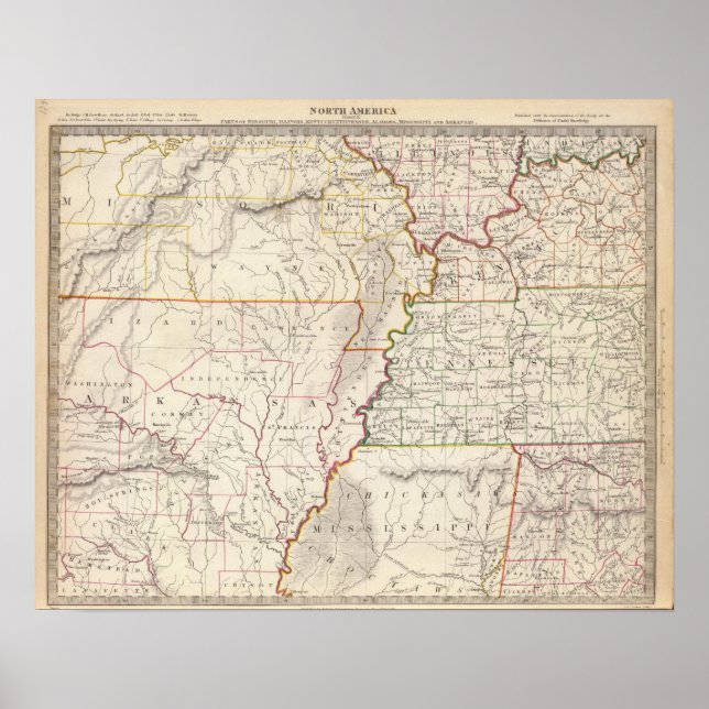 Missouri, Ill, Ky, Tenn, Ala, Miss, Ark Poster (Vorne)