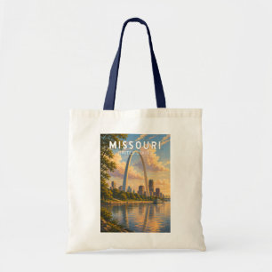 Missouri Illustrations Reise Kunst Vintage Tragetasche