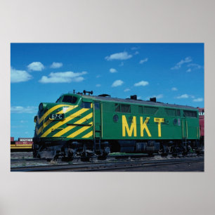 Missouri-Kansas-Texas Eisenbahn, EMD F-3a Poster