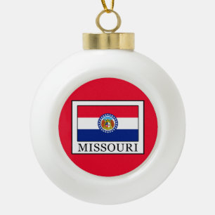 Missouri Keramik Kugel-Ornament
