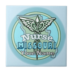 Missouri Krankenpfleger Caduceus Kachel