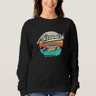 Missouri Lake Vacation Ozark Boating Graphic Sweatshirt