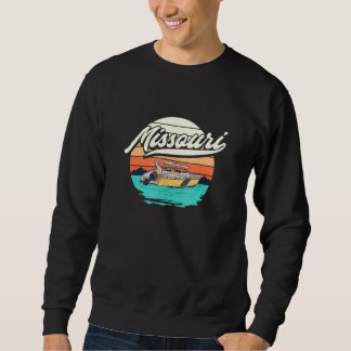 Missouri Lake Vacation Ozark Boating Graphic Sweatshirt