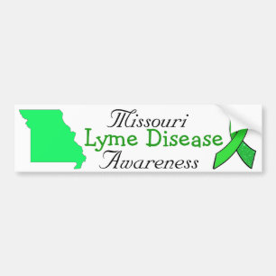 Missouri Lyme-Borreliose-Aufkleber Autoaufkleber