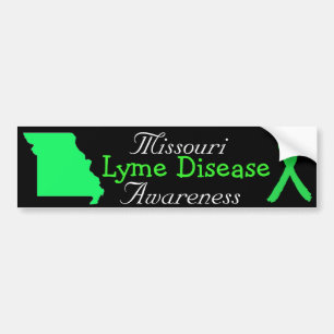 Missouri Lyme-Borreliose-Bänder Aufkleber Autoaufkleber