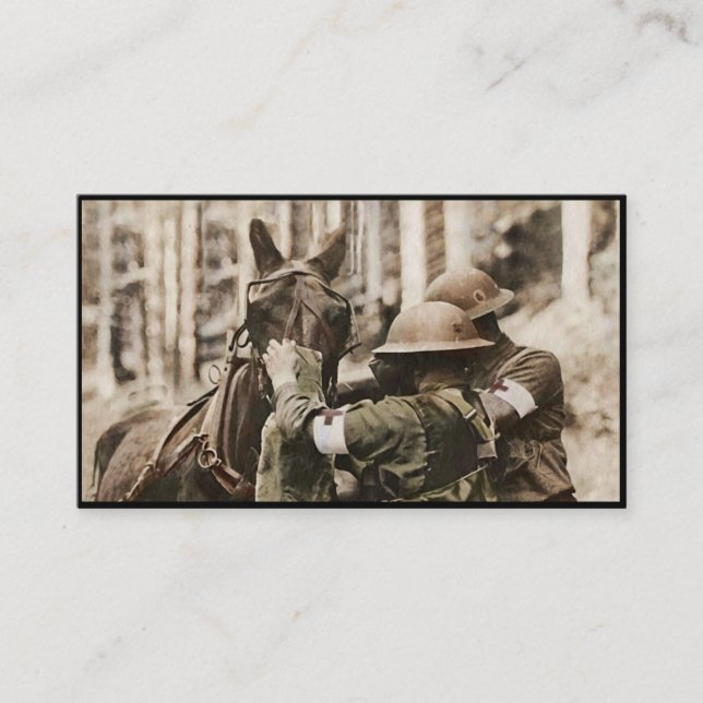 Missouri Mule in einer Gasmaske Terminkarte (Vorderseite)