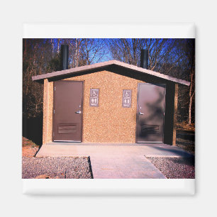 MISSOURI OUTHOUSE MAGNET 2" X 2" KÜCHE MAGNET