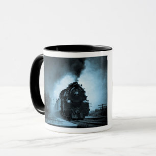 Missouri Pacific Dampf-Personenzug Cyan 4 Tasse