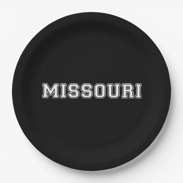 Missouri Pappteller (Vorderseite)