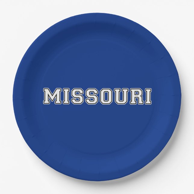Missouri Pappteller (Vorderseite)