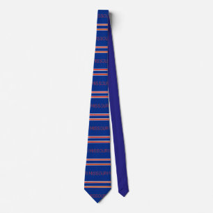 Missouri Patterned Striped Tie Krawatte