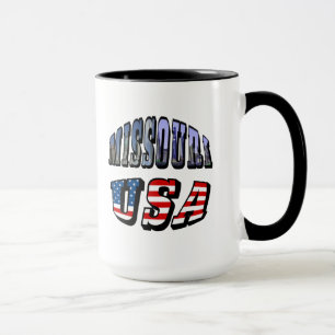 Missouri Picture and USA Text Tasse