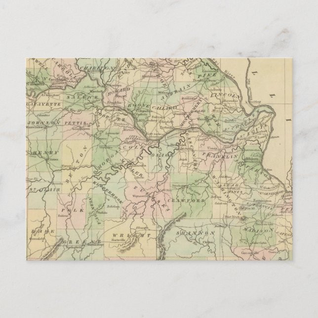 Missouri Postkarte (Vorderseite)