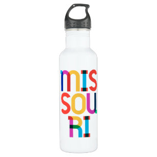 Missouri Retro Vintager Pop Art 80er Typ Edelstahlflasche