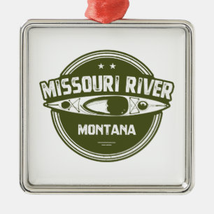 Missouri River, Montana Ornament Aus Metall