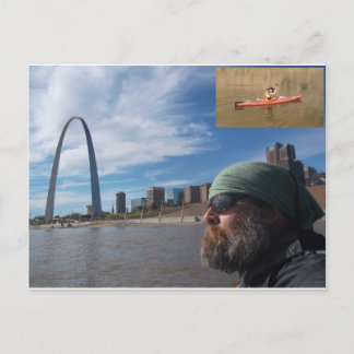 Missouri River Paddle Postcard Postkarte